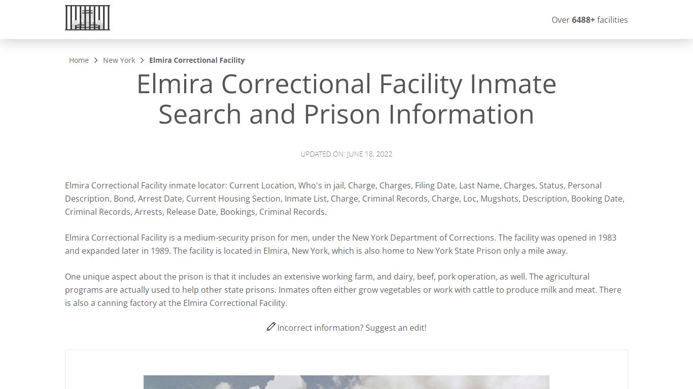 Elmira Correctional Facility Inmate Search, Visitation ...