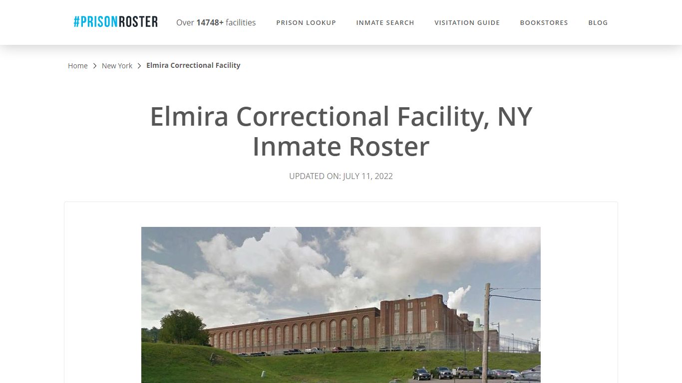 Elmira Correctional Facility, NY Inmate Roster